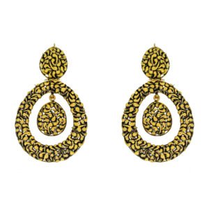 Handcrafted Plain Gold Earrings