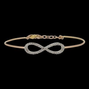Infinity diamond bracelet
