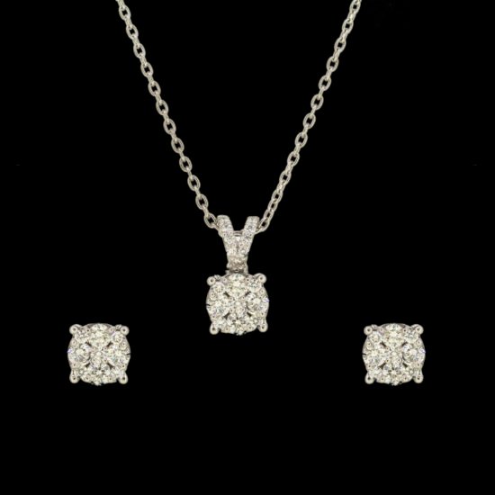 Diamond Locket Set