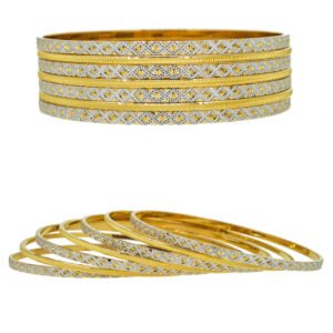 Gold bangle set